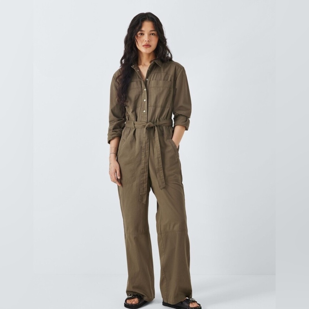 Gap utility jumpsuit size small super soft puff sleeve with belt oos online